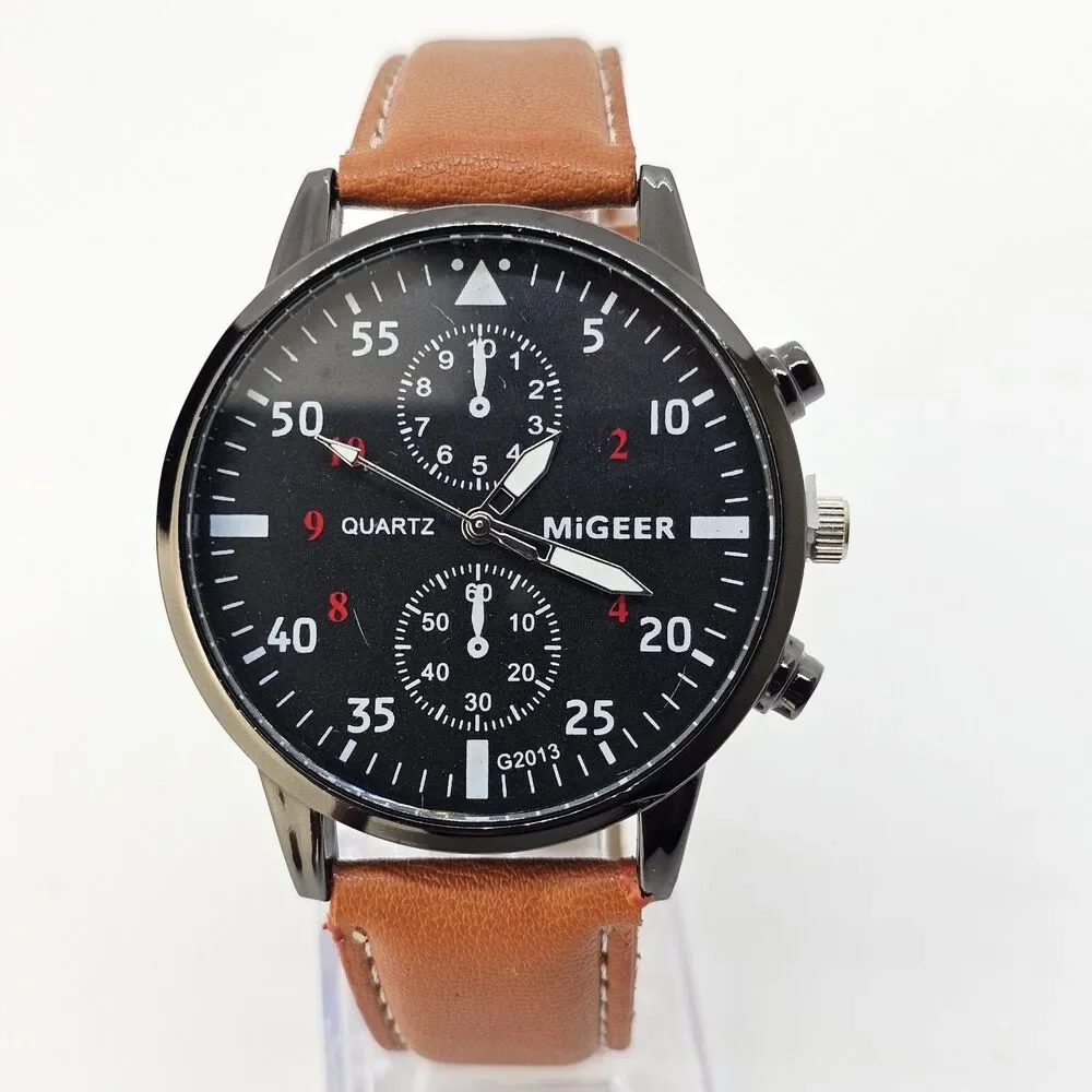 3X Men's Fashion Watches Good For Birthday Graduation Gifts Men's Watch Set of 3